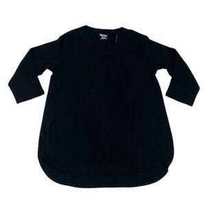 Kirkland Women's Black 3/4 Sleeve Cotton Slub Tee / Various Sizes